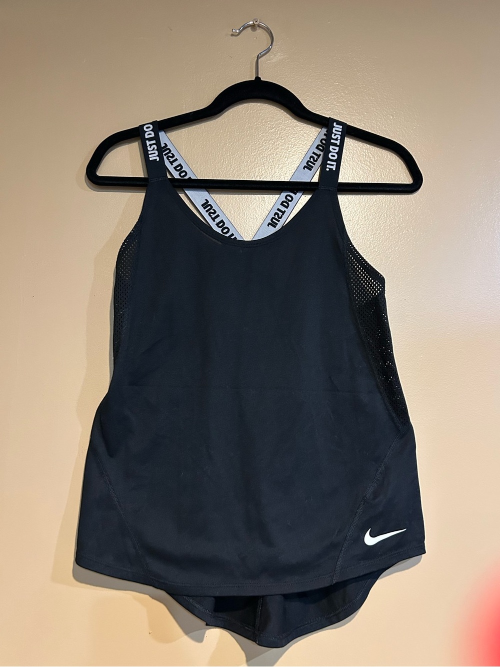 Nike Black Tank Top with Branded Straps
